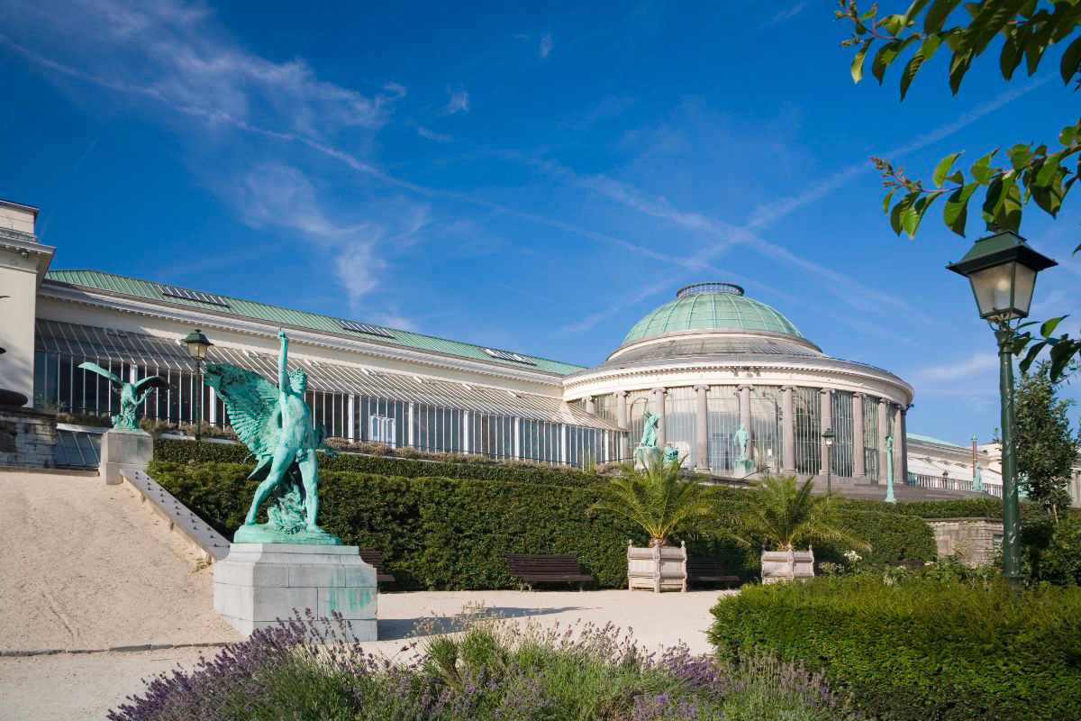 Les jardins botanique de Bruxelles.