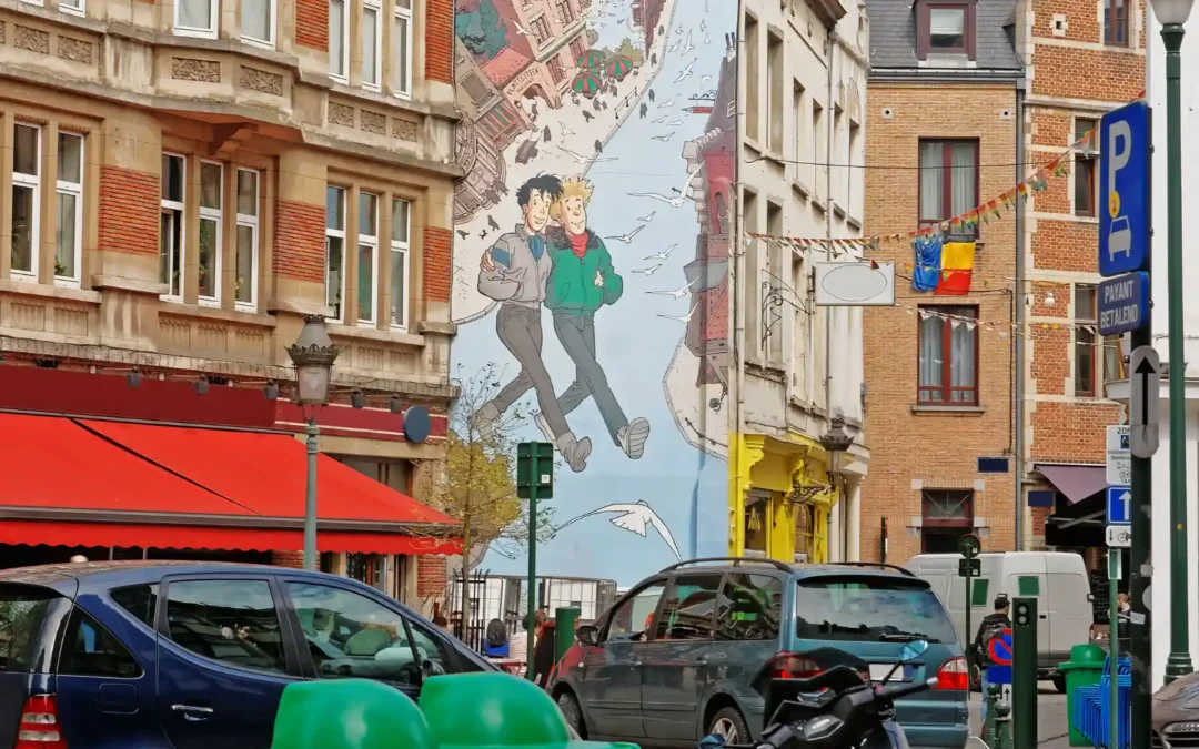 Les fresques du Parcours BD : un voyage graphique à travers la ville